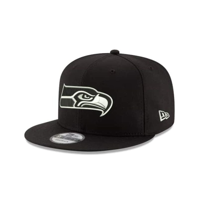 Seattle Seahawks Gorra | New Era NFL 9fifty Snapback Cap Mexico - Negros